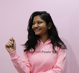 Girl Power Talk Pink Sweatshirt - Girl Power Talk